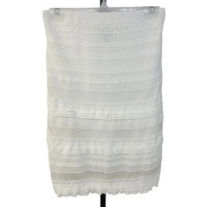 Marc Cain Womens Skirt Size  N2 / US 6 Off White Boho